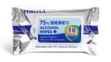 HIROTA 75% 酒精(乙醇)消毒濕紙巾 (10片裝)
